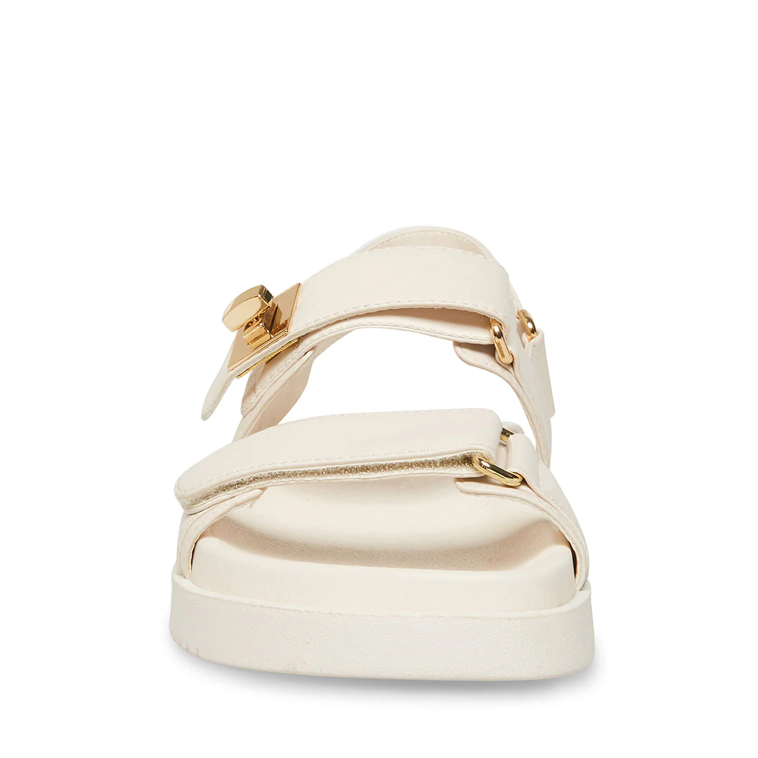 Mona Women's Bone Leather Flat Sandals - Image 4