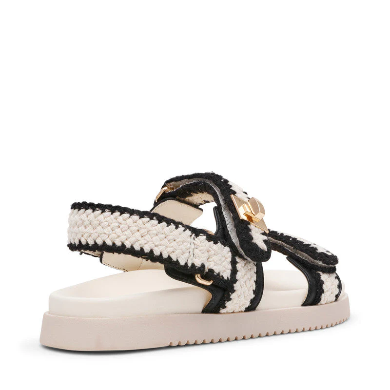 Mona-M Brown Women's Flat-Casual Sandals - Image 2