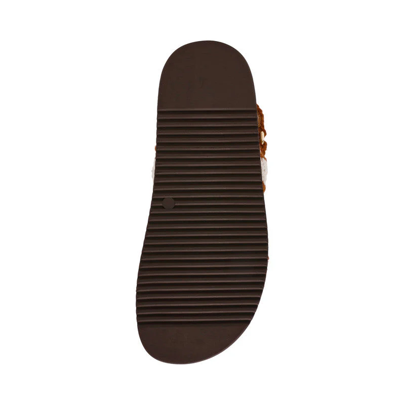 Mona-M Light Yellow Women's Flat-Casual Sandals - Image 3