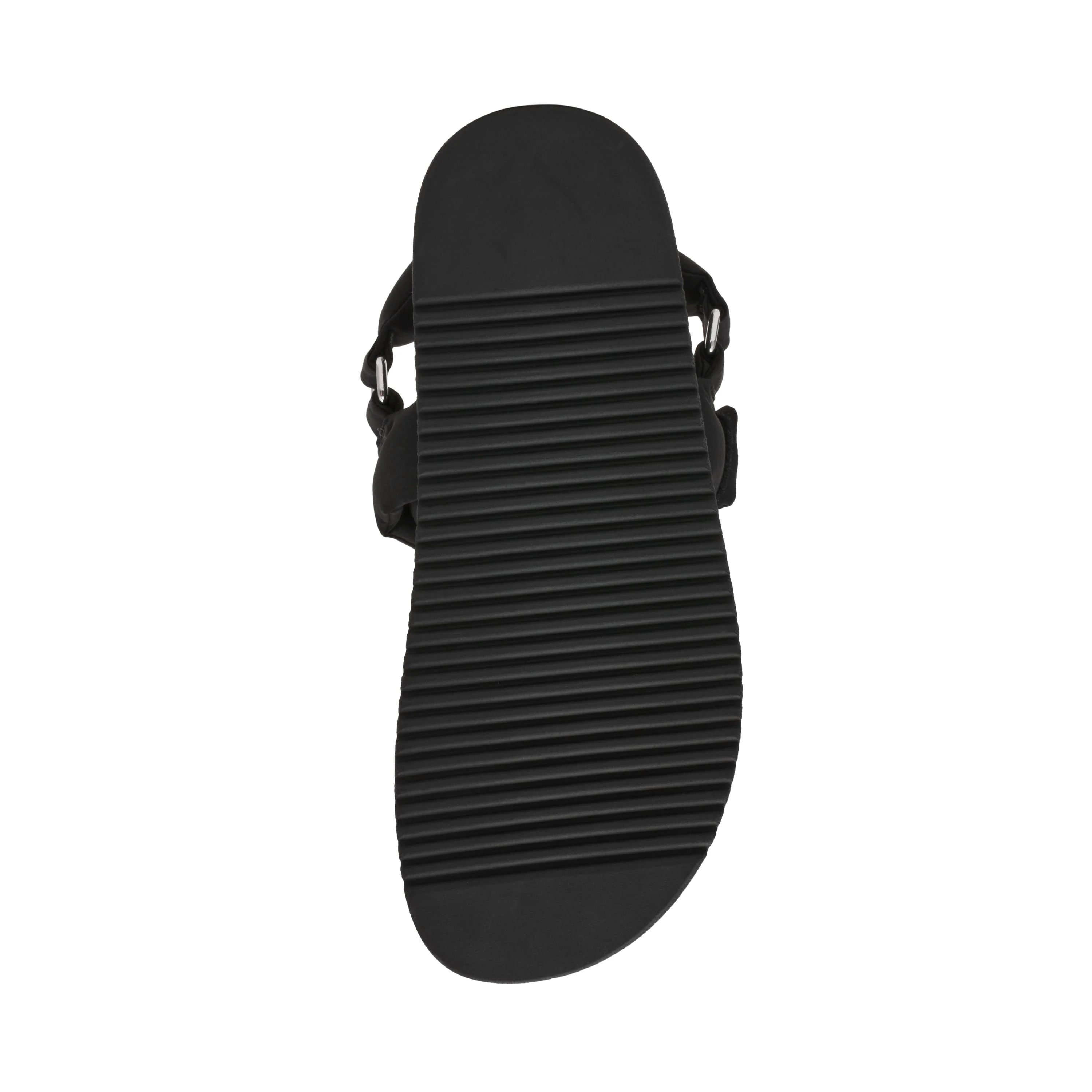 Monat Women's Black/Nylon Flat Sandals - Image 8