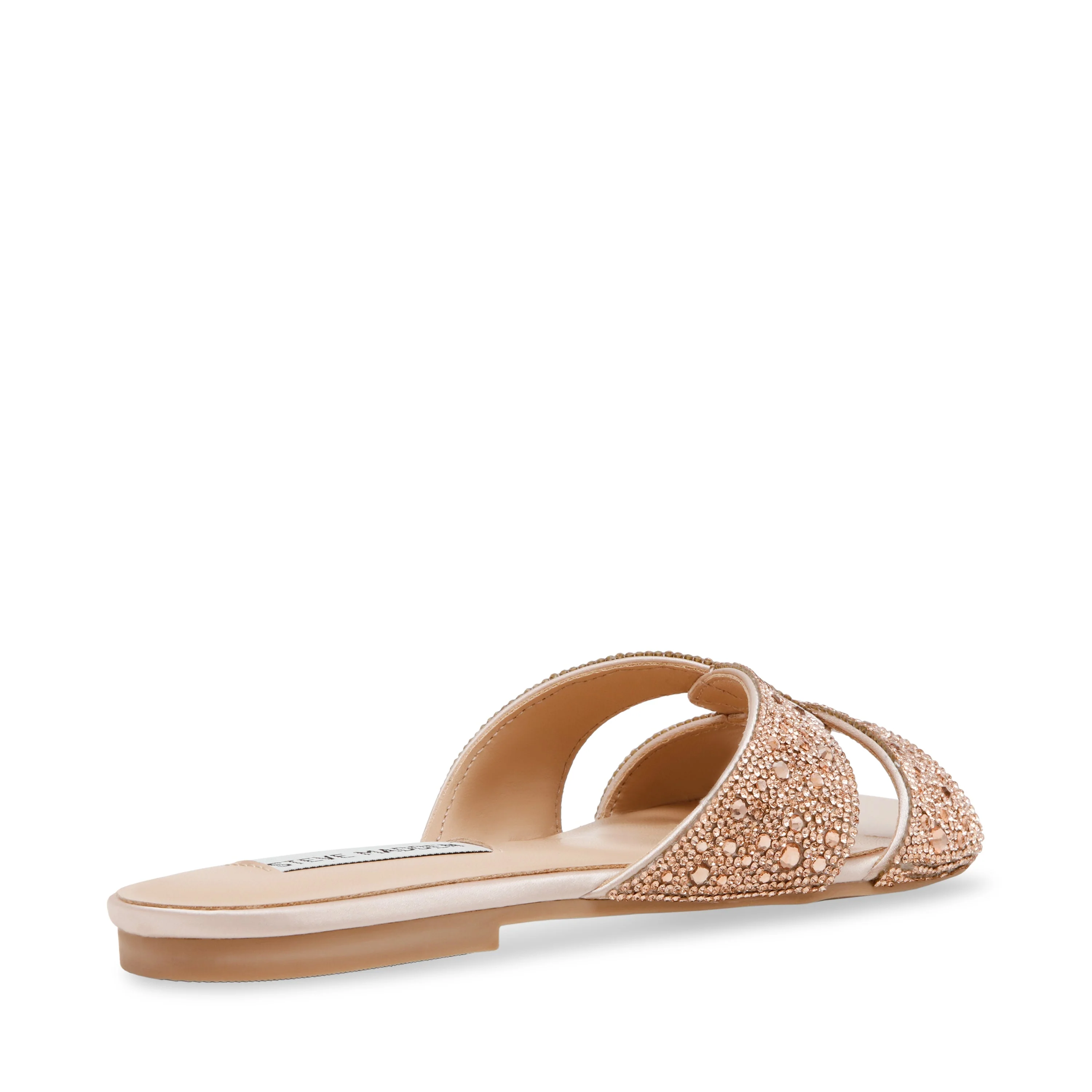 Musa Women's Rose Gold Flat Sandals - Image 3