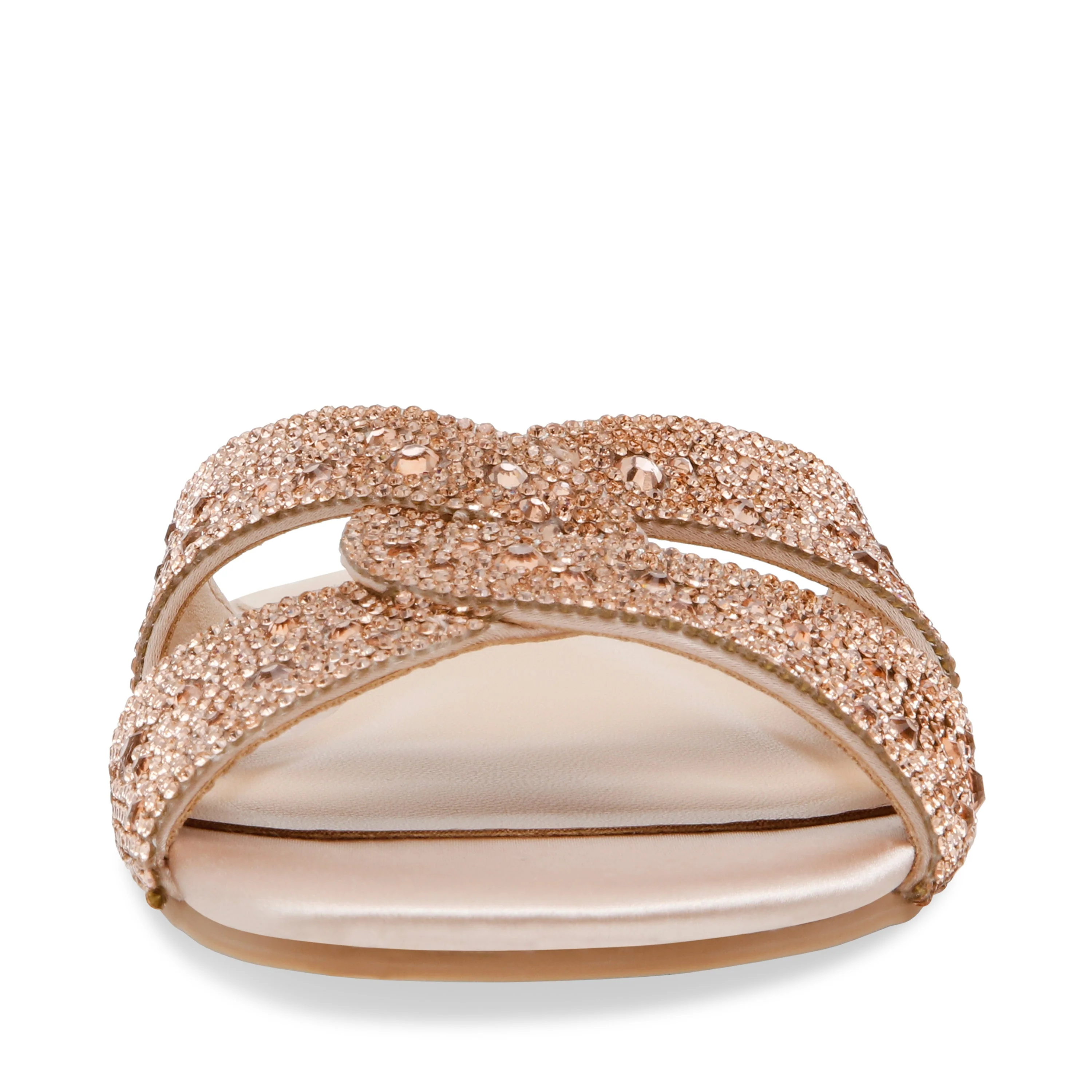Musa Women's Rose Gold Flat Sandals - Image 4