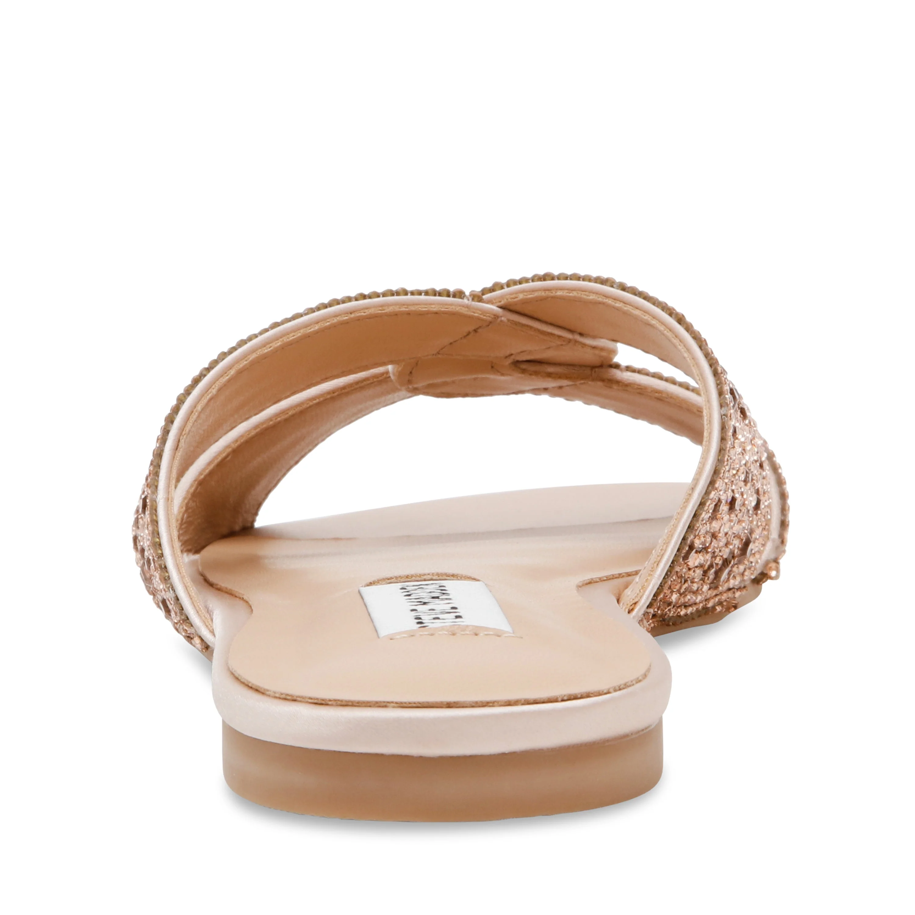 Musa Women's Rose Gold Flat Sandals - Image 5