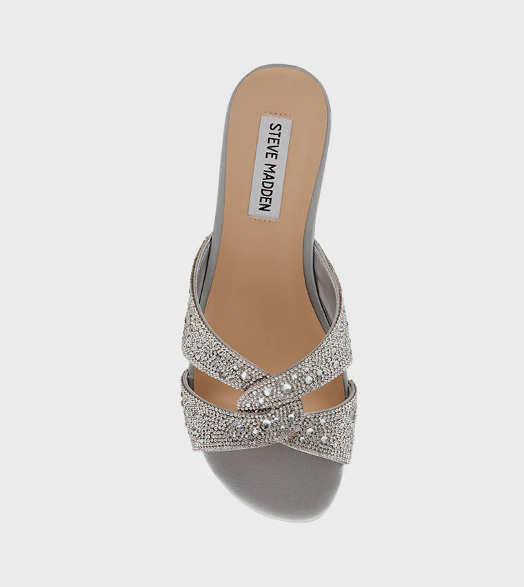 MUSA SILVER FLAT SANDALS - Image 4