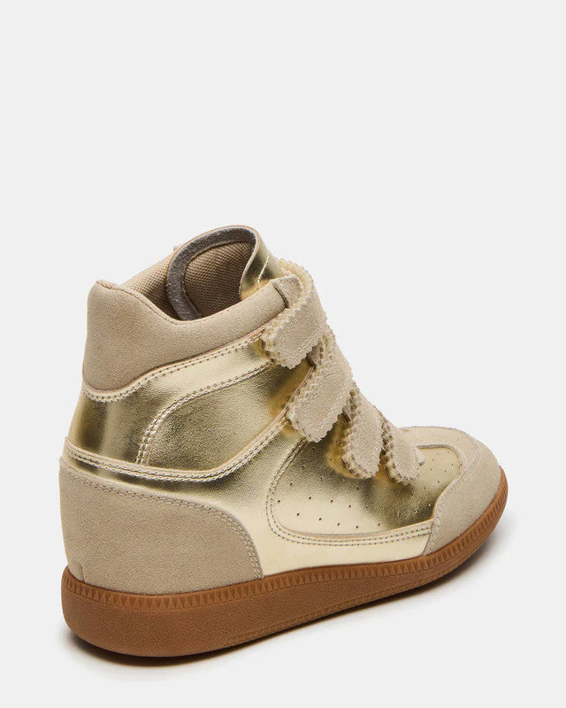 Mustang Women's Gold Sneakers - Image 3