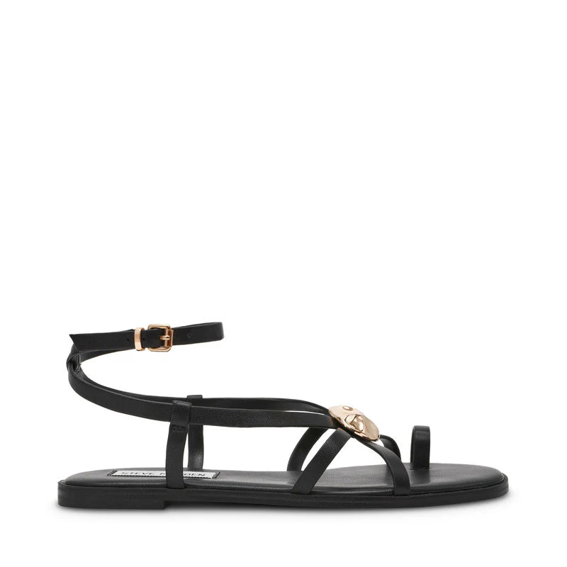 Napa Valley Black Women's Flat-Casual Sandals - Image 5