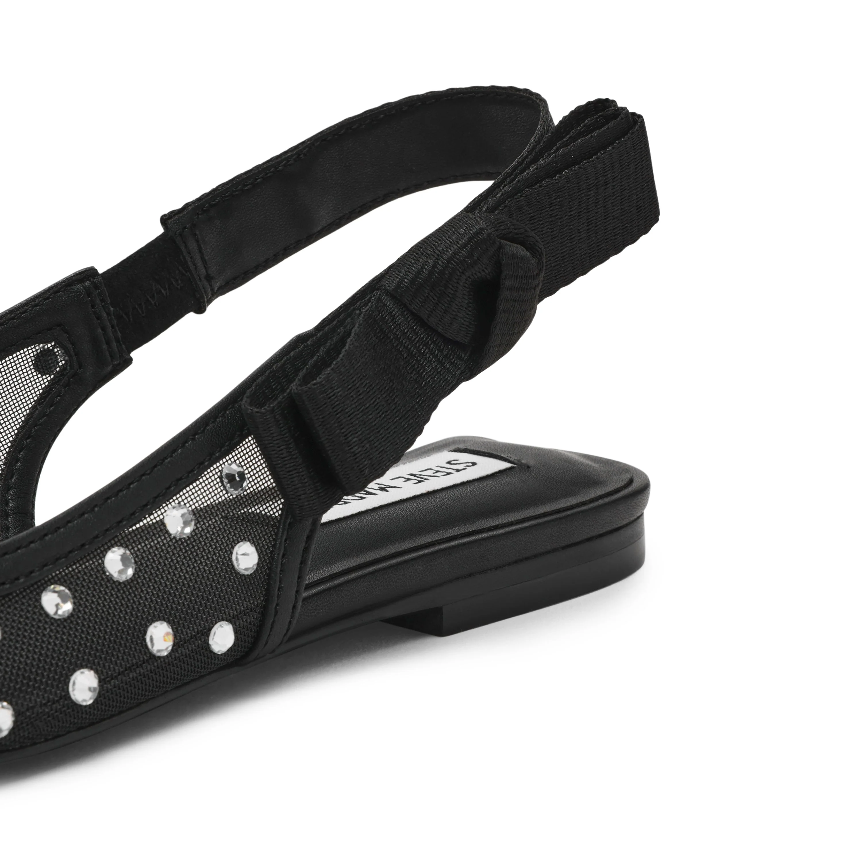 Olyvia-R Women's Black Flat Sandals - Image 3