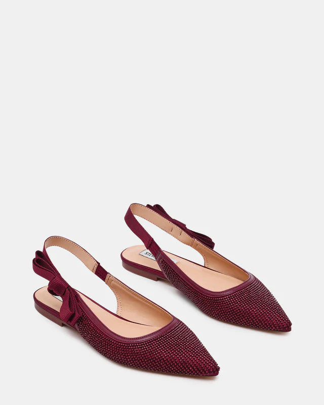 Olyvia-B Wine Women's Flat-Evening Shoes - Image 2