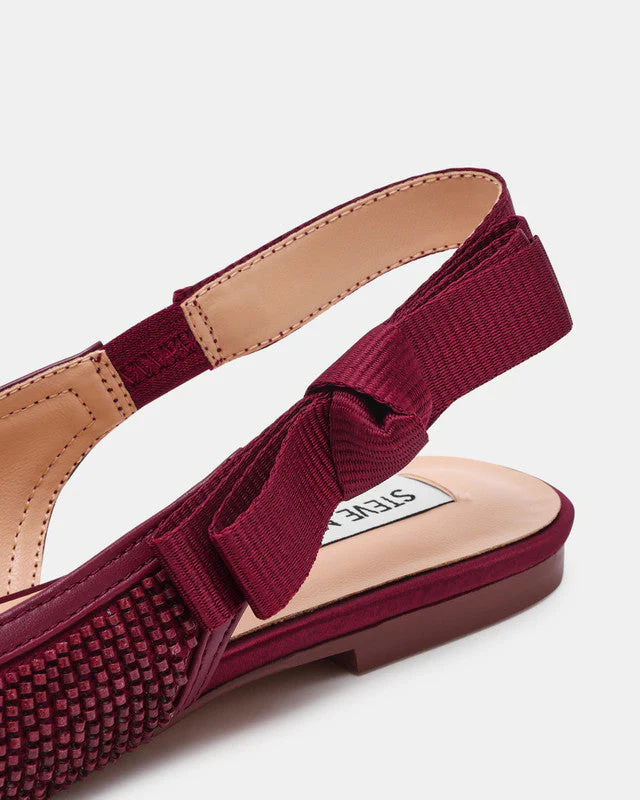 Olyvia-B Wine Women's Flat-Evening Shoes - Image 4