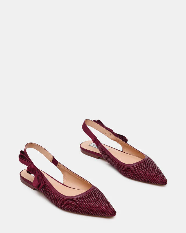 Olyvia-B Wine Women's Flat-Evening Shoes - Image 5