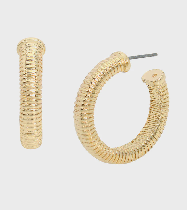 Omega Women's Gold Small Hoop