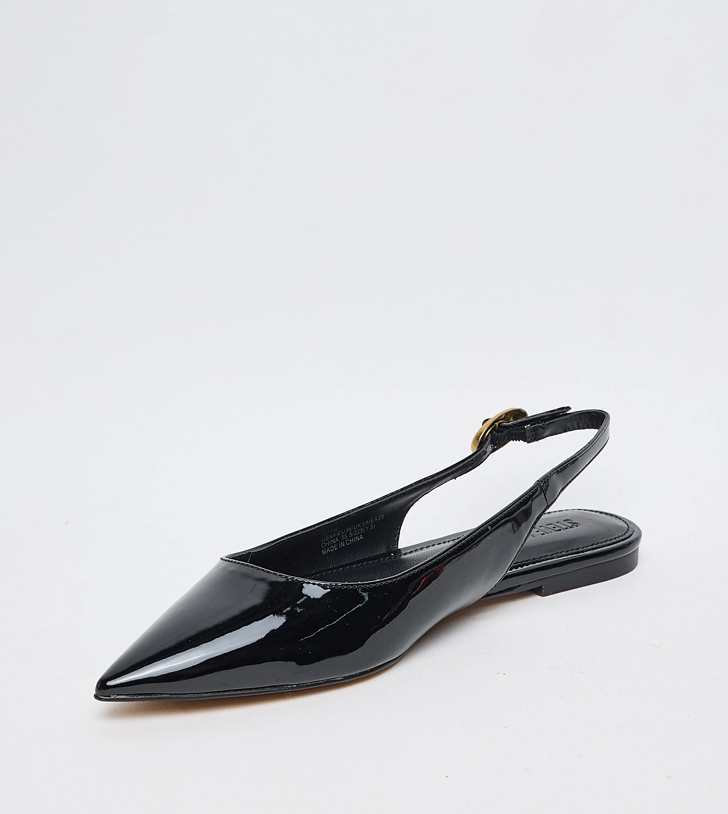 Ottie Women's Black Flat Sandals - Image 2