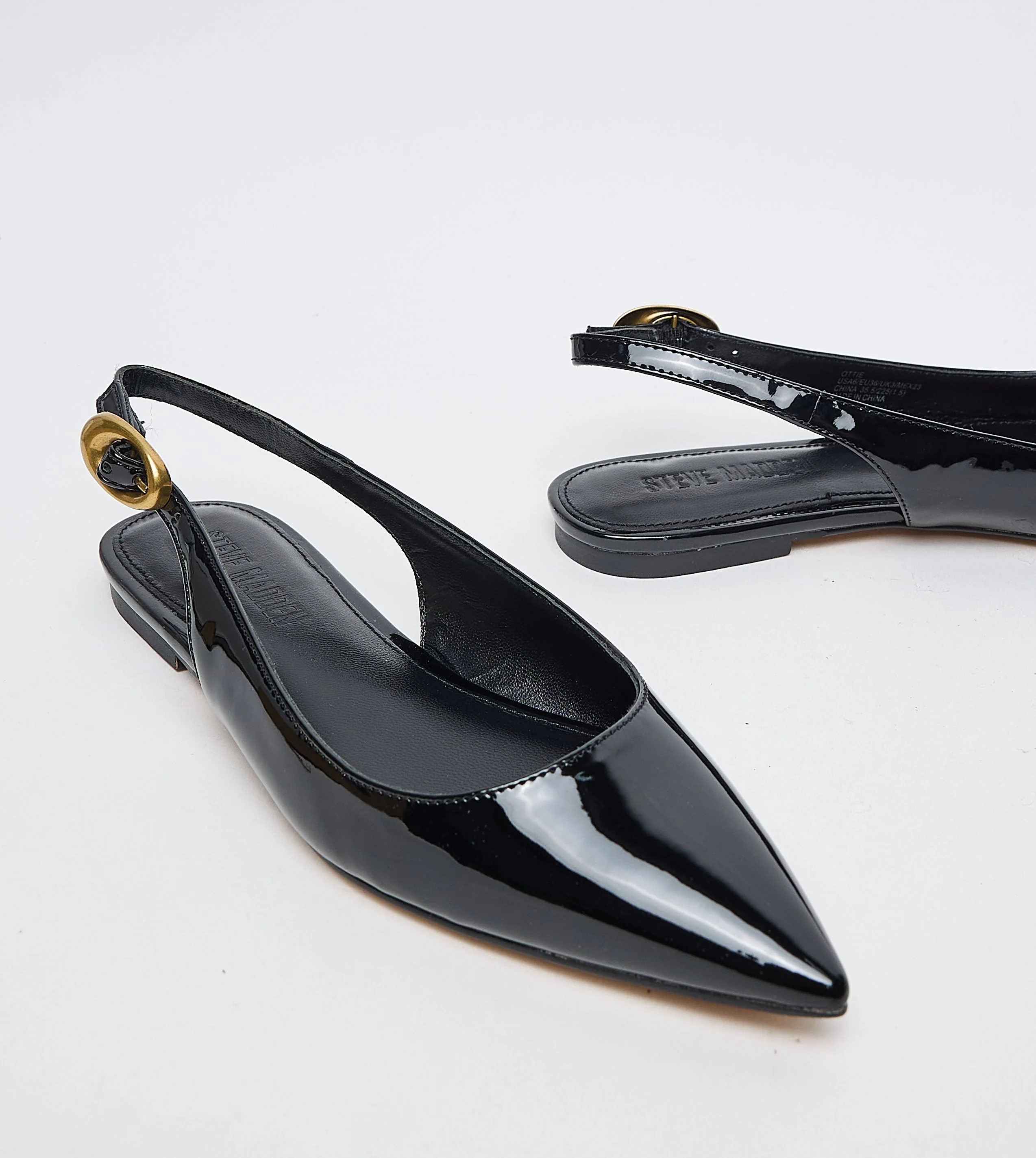 Ottie Women's Black Flat Sandals - Image 5