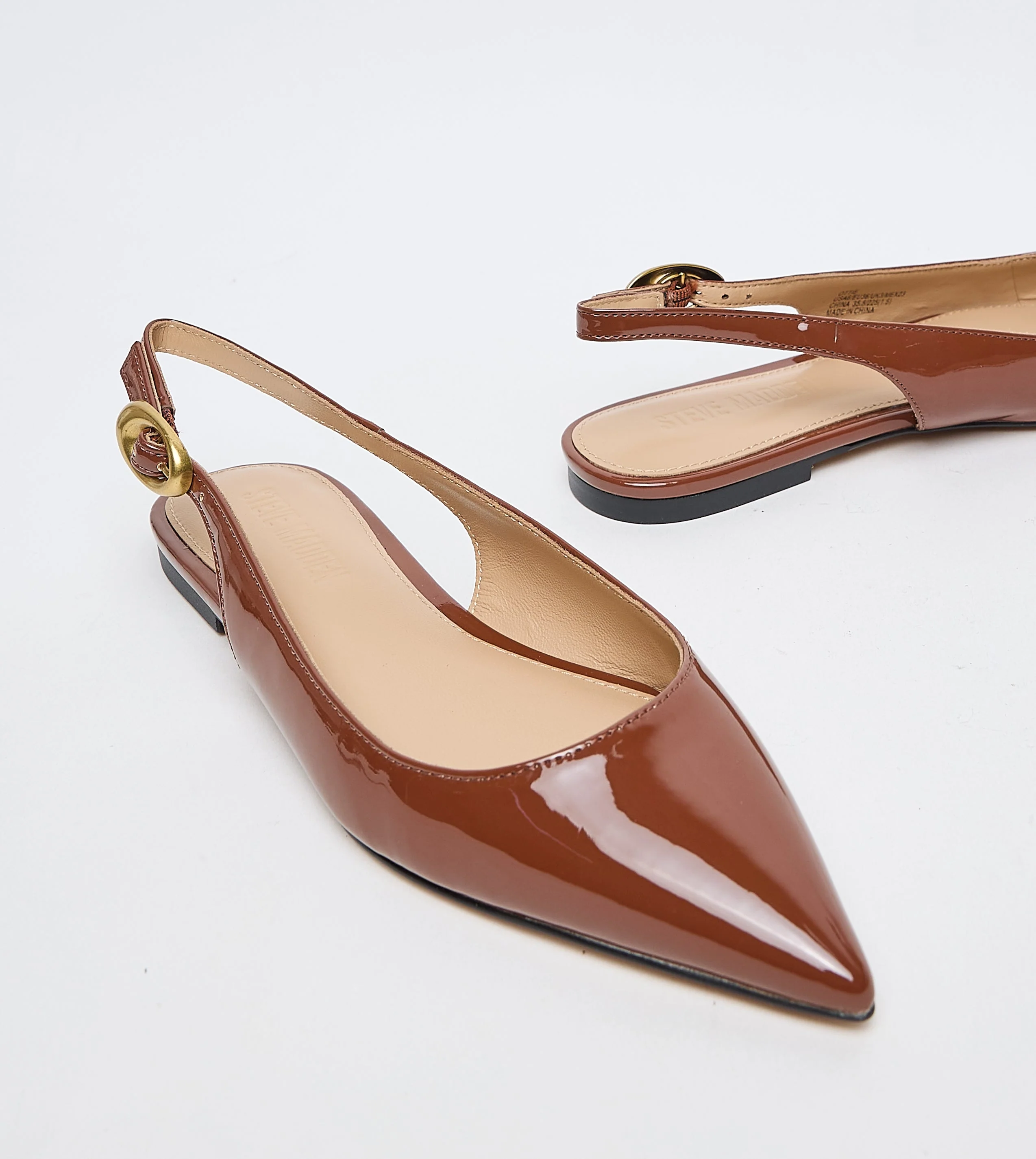 Ottie Women's Camel Flat Sandals - Image 6