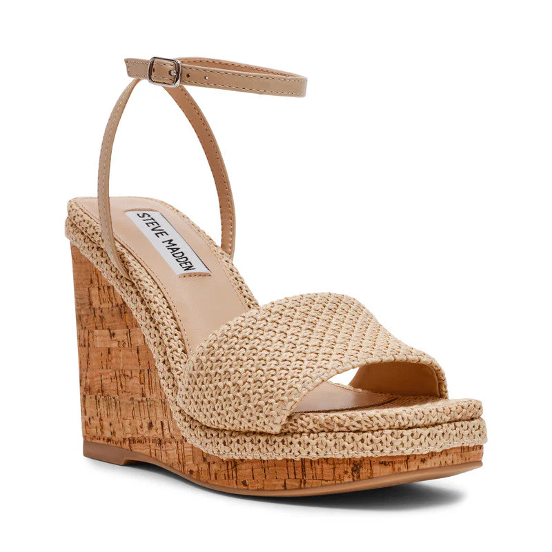Outright Light Brown Women's Wedge Sandals