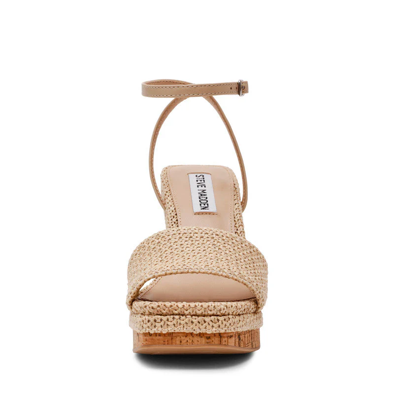 Outright Light Brown Women's Wedge Sandals - Image 4
