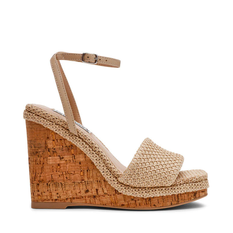 Outright Light Brown Women's Wedge Sandals - Image 5