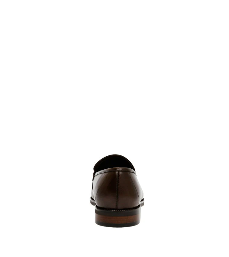 Pardito Men's Brown Leather Loafers - Image 5