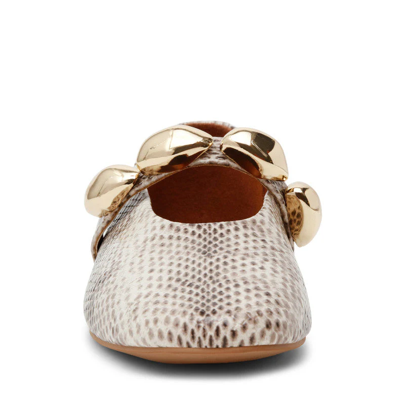 Poppin Light Brown Women's Ballarinas - Image 3