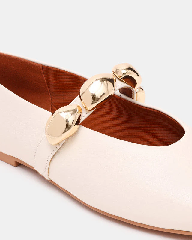 Poppin Light Yellow Women's Ballarinas - Image 4