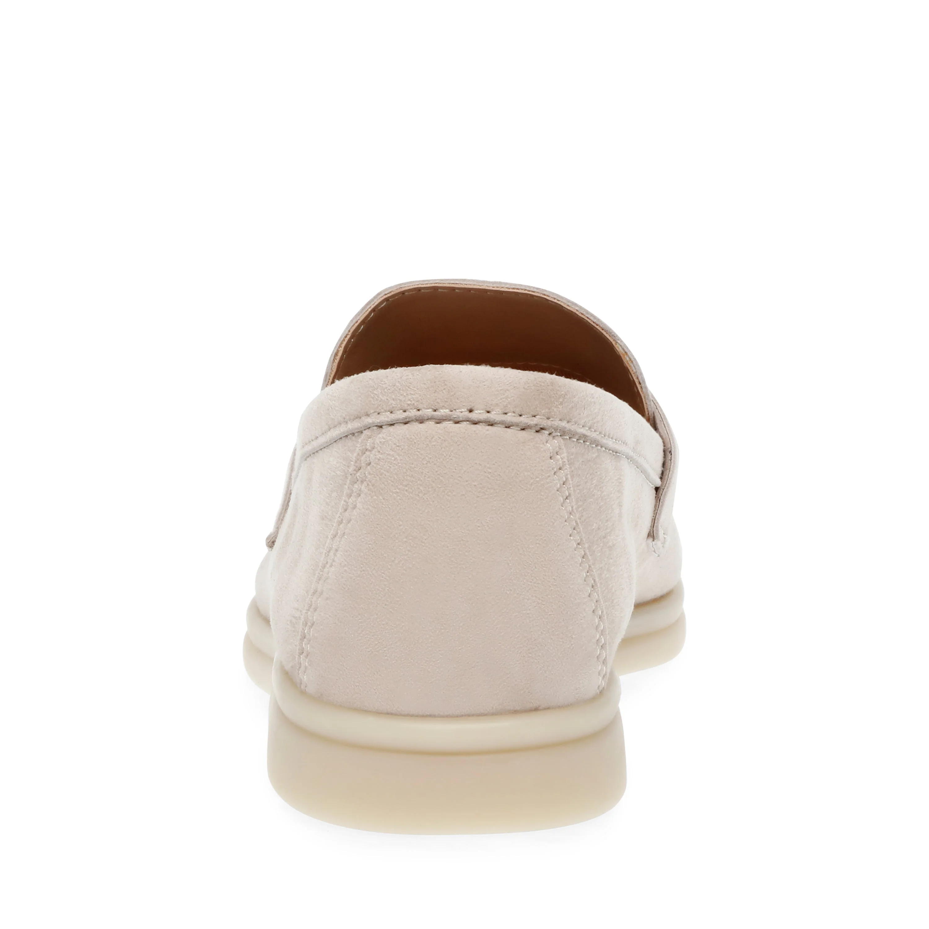 Portland Women's Bone Suede Loafers - Image 4