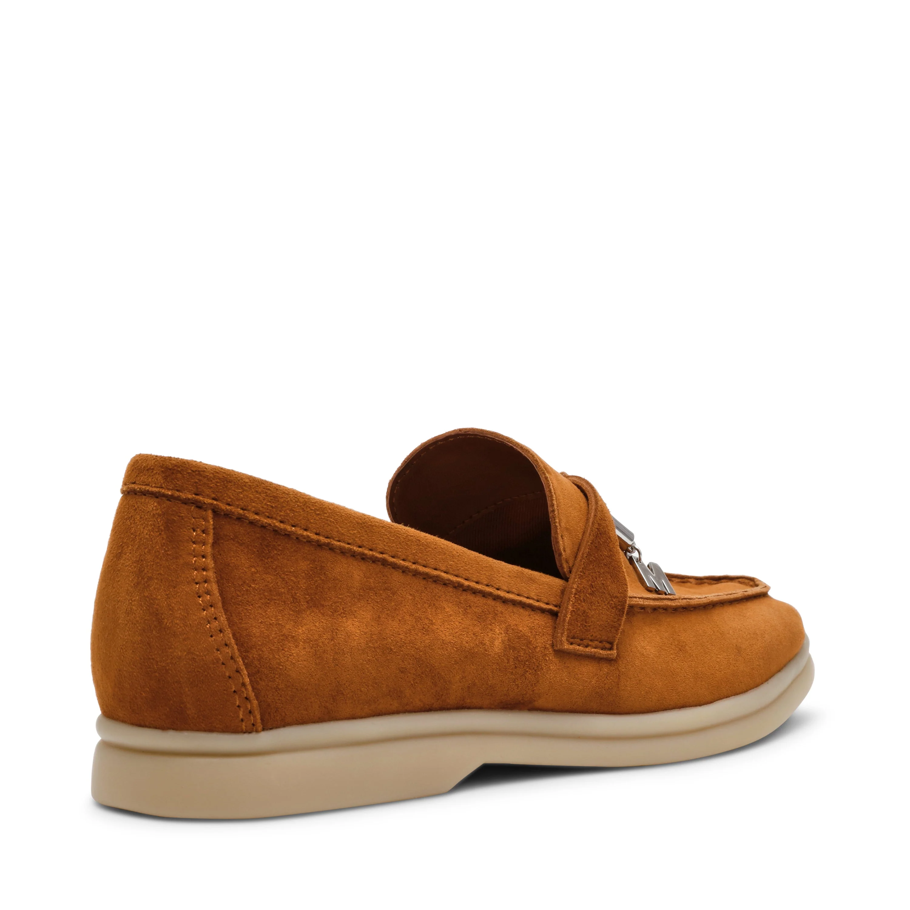 Portland Women's Cognac Suede Loafers - Image 2