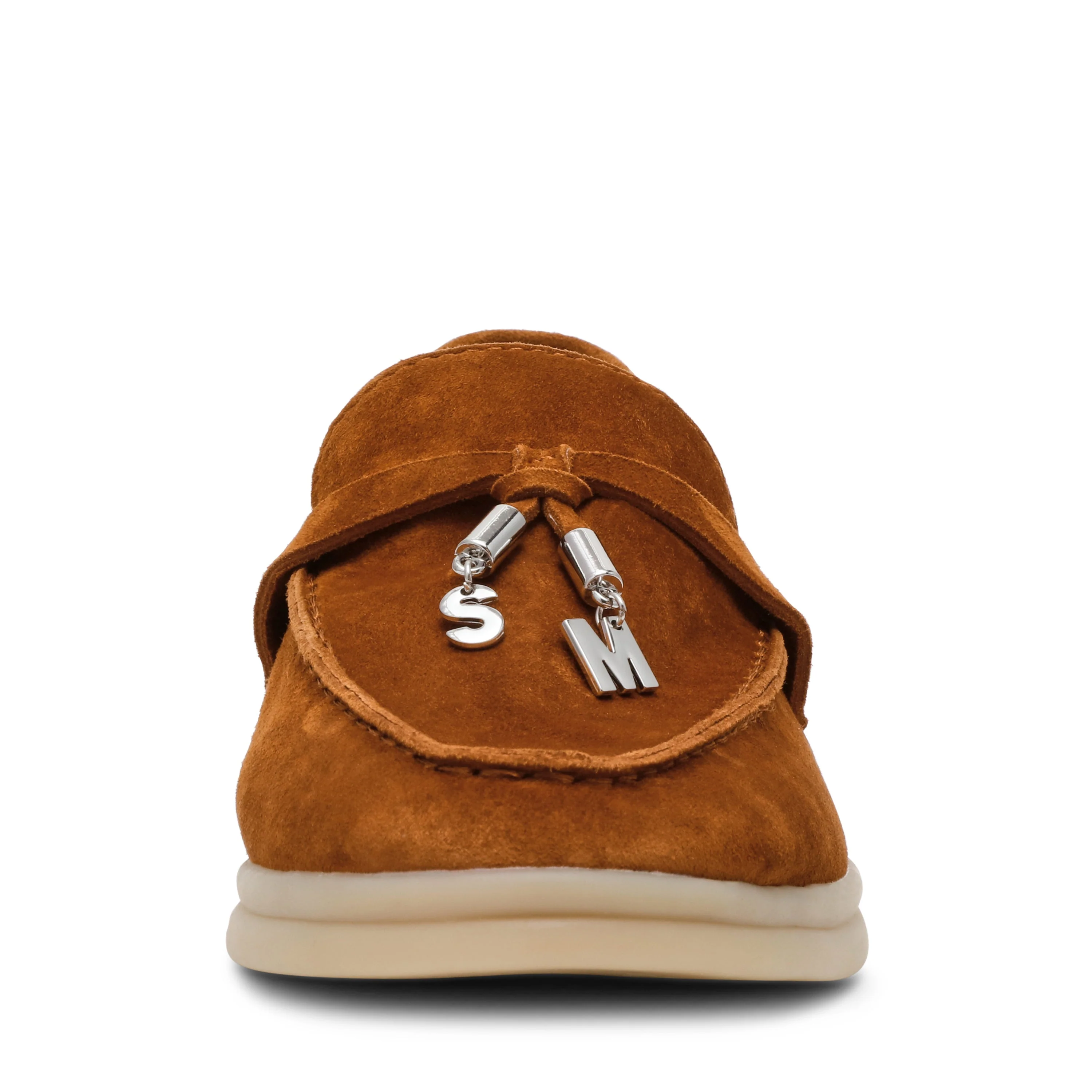 Portland Women's Cognac Suede Loafers - Image 3