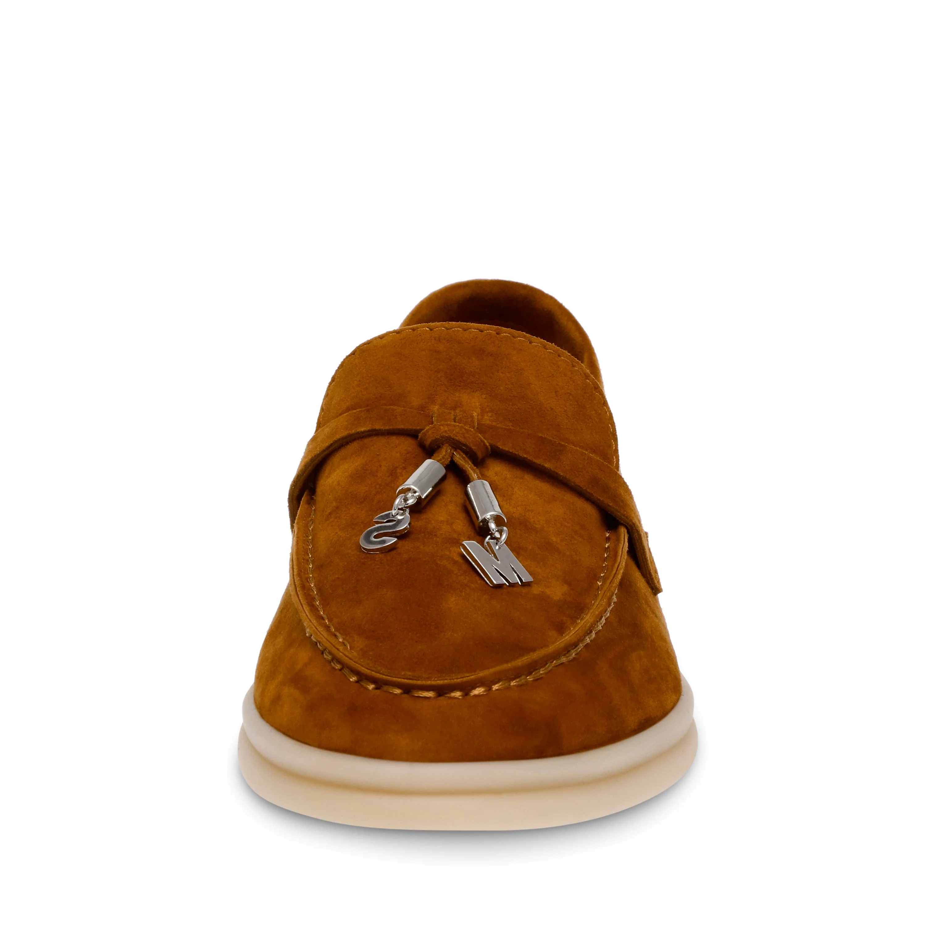 Portland Women's Cognac Suede Loafers - Image 6