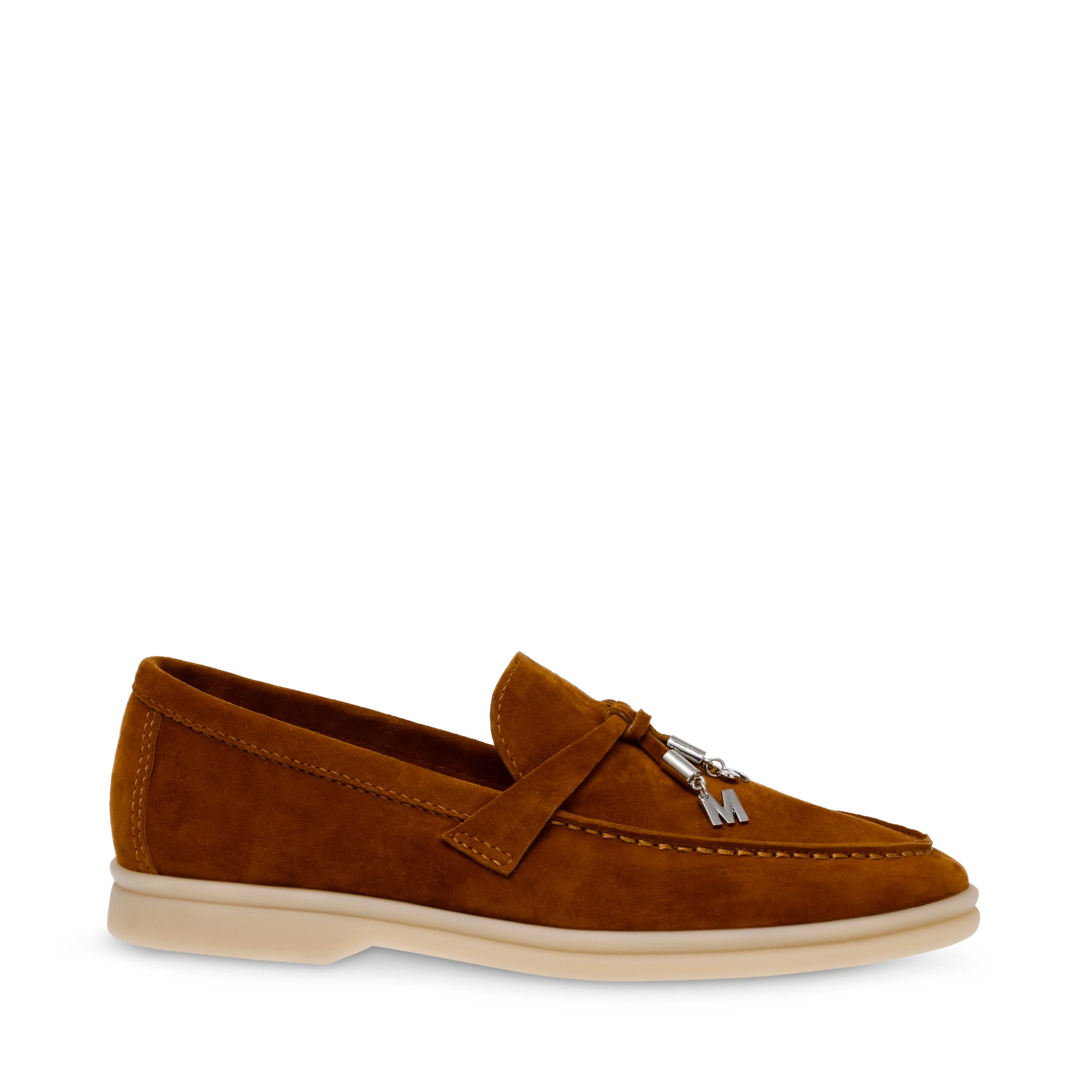 Portland Women's Cognac Suede Loafers - Image 7