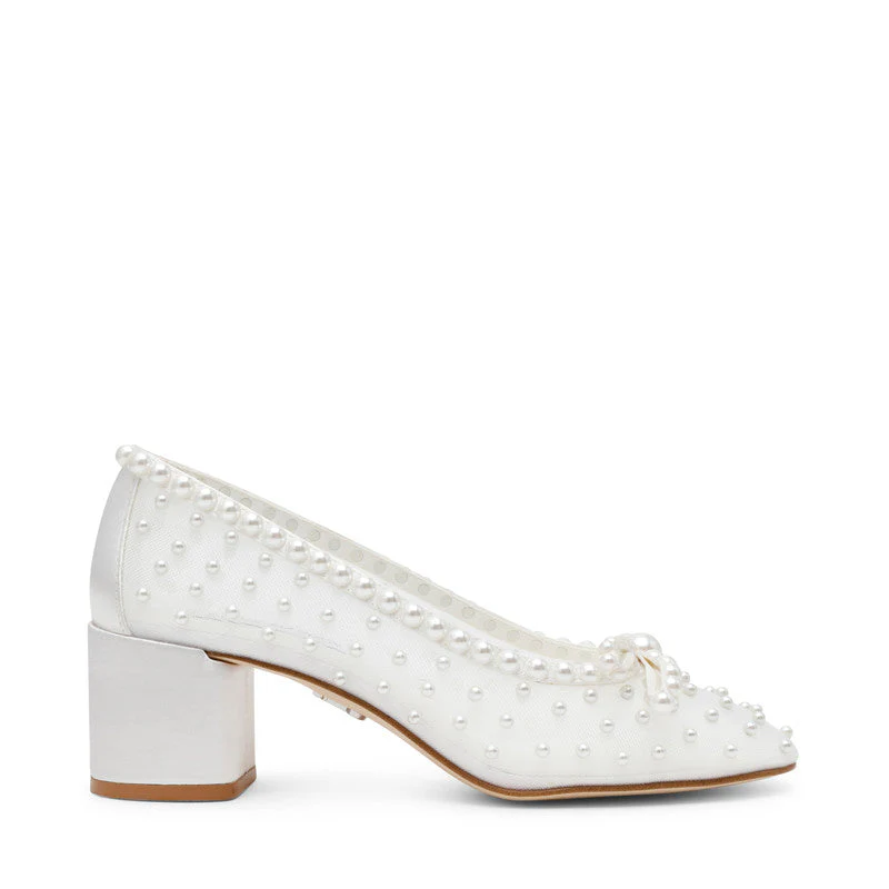 Quinnie Women's Ivory Pearl Heels