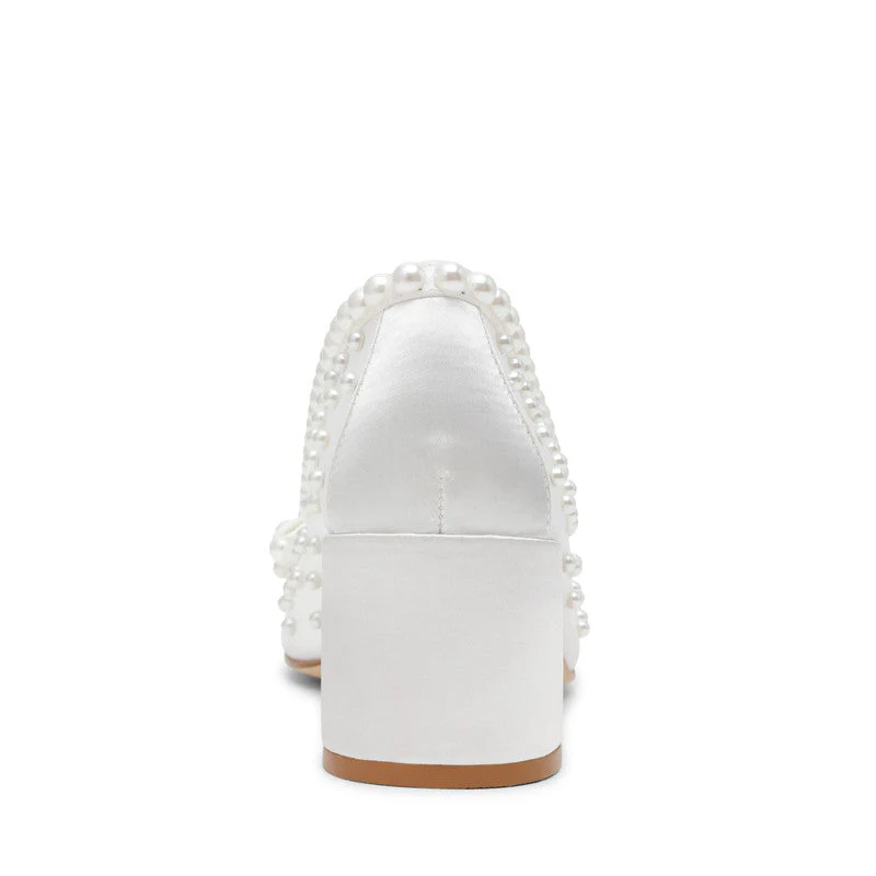 Quinnie Women's Ivory Pearl Heels - Image 2