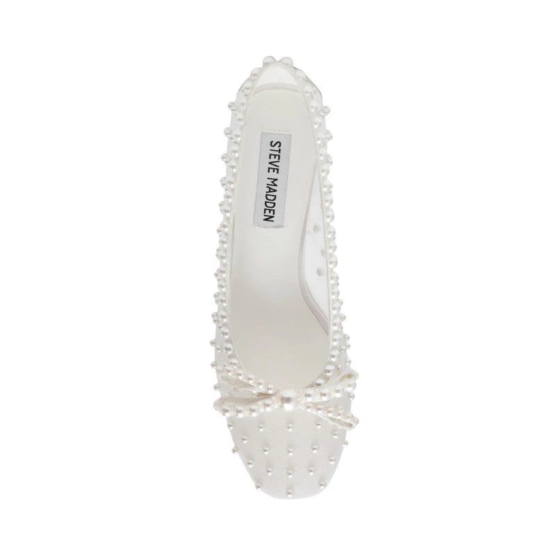 Quinnie Women's Ivory Pearl Heels - Image 3