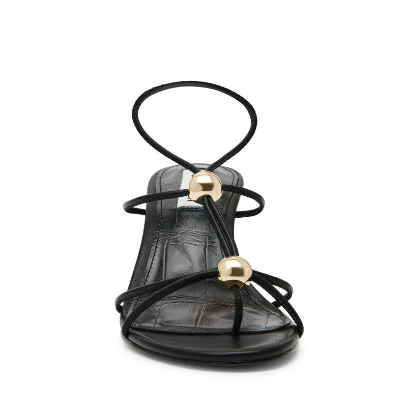 Ramos Black Women's High-Evening Sandals - Image 2
