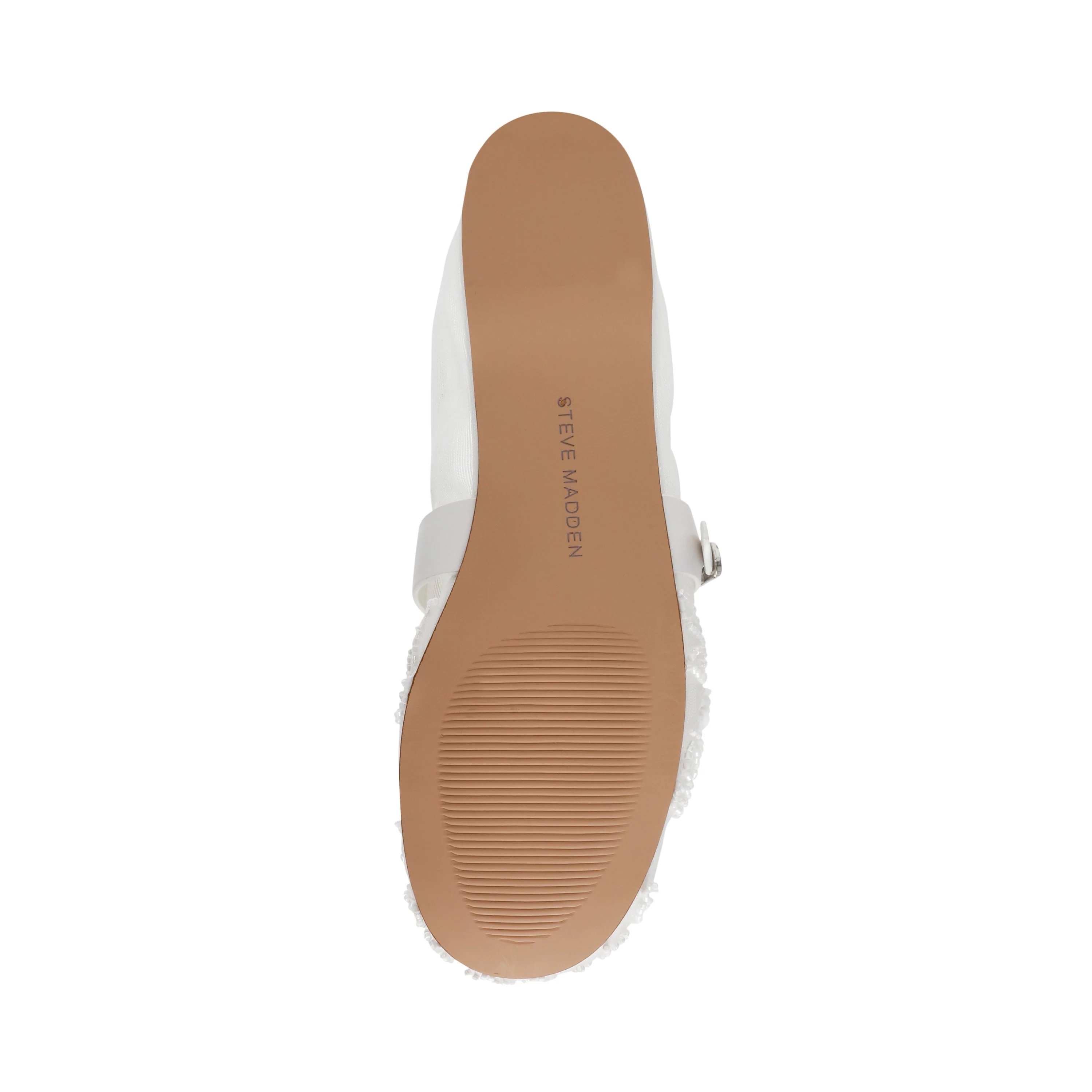 Rejoice Women's Ivory Mesh Ballet Flats - Image 7