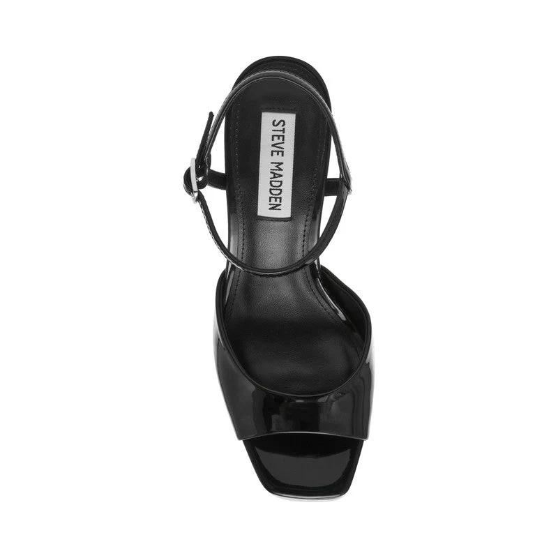 Rekindle Black Women's Heeled Sandals - Image 4