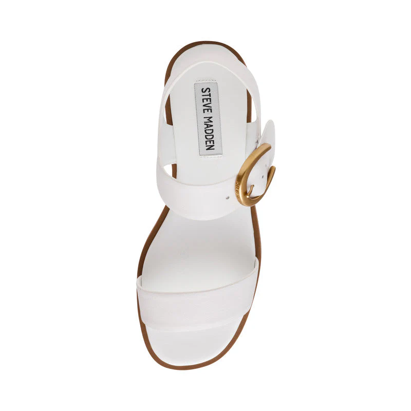 Resorts White Women's Flat Sandals - Image 3