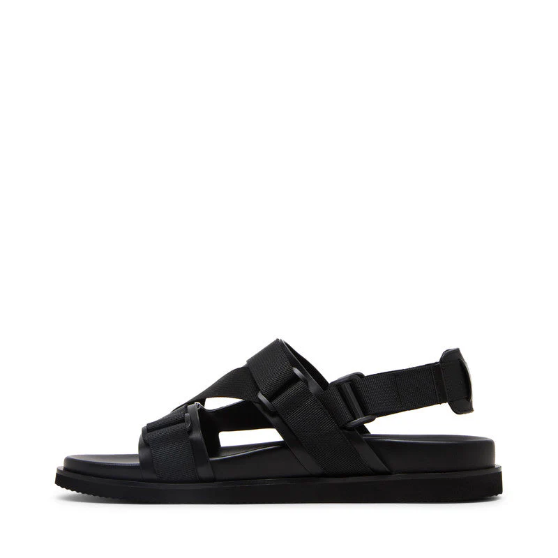 Sadney N Black Men's Casual Sandals - Image 2