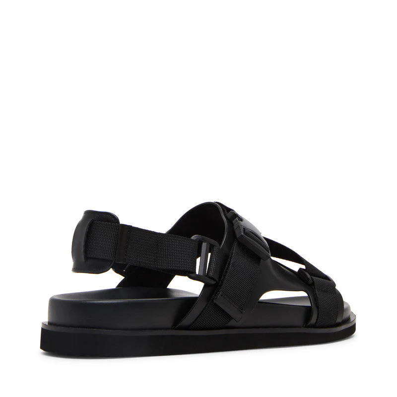 Sadney N Black Men's Casual Sandals - Image 5