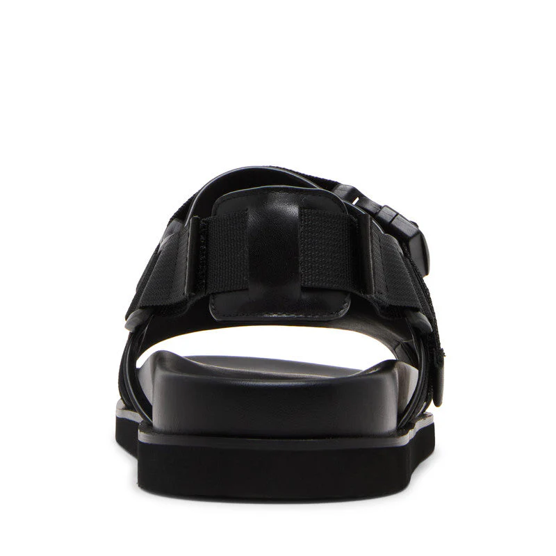 Sadney N Black Men's Casual Sandals - Image 6