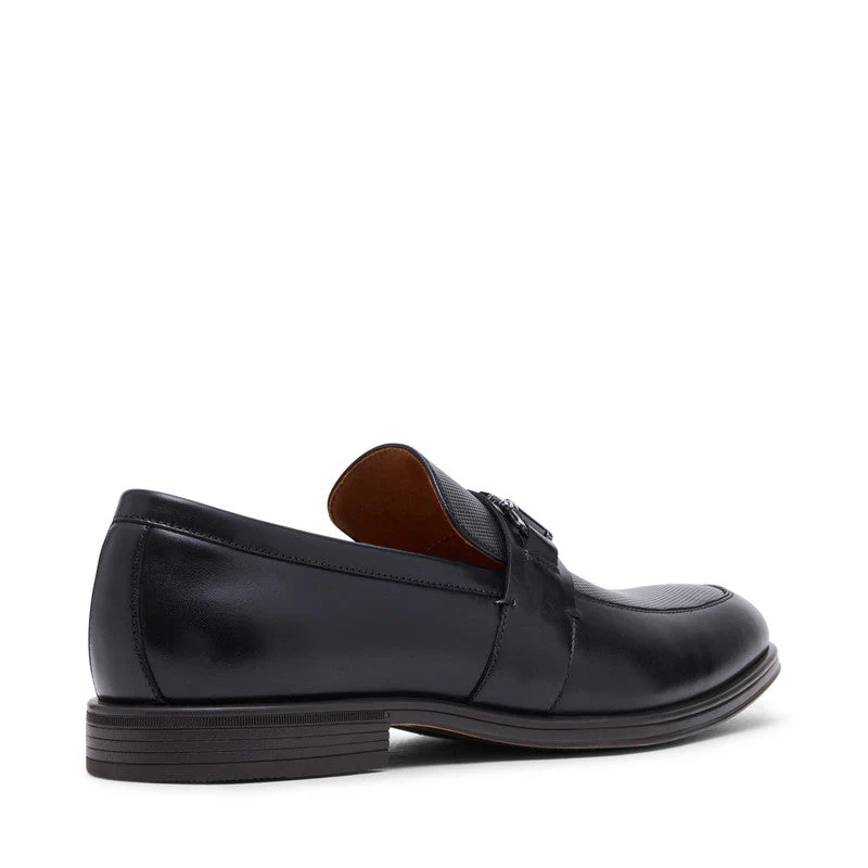 Santino Black Men's Slip On Dress Shoes - Image 2