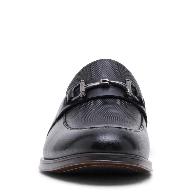 Santino Black Men's Slip On Dress Shoes - Image 4