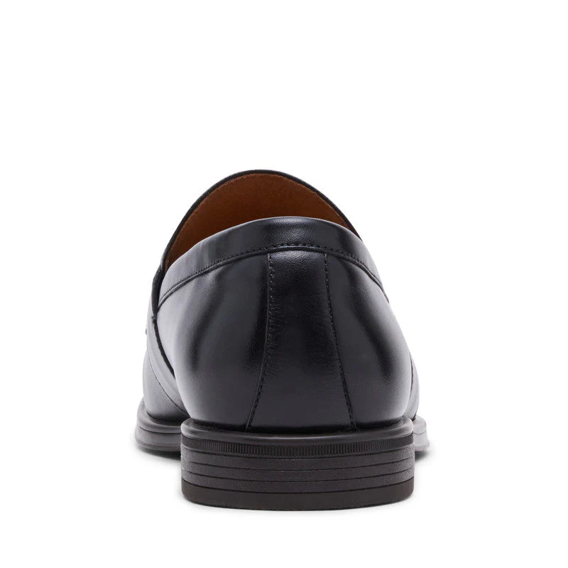 Santino Black Men's Slip On Dress Shoes - Image 5
