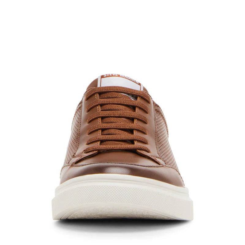 Saul Men's Tan Low Top Sneakers - Image 2