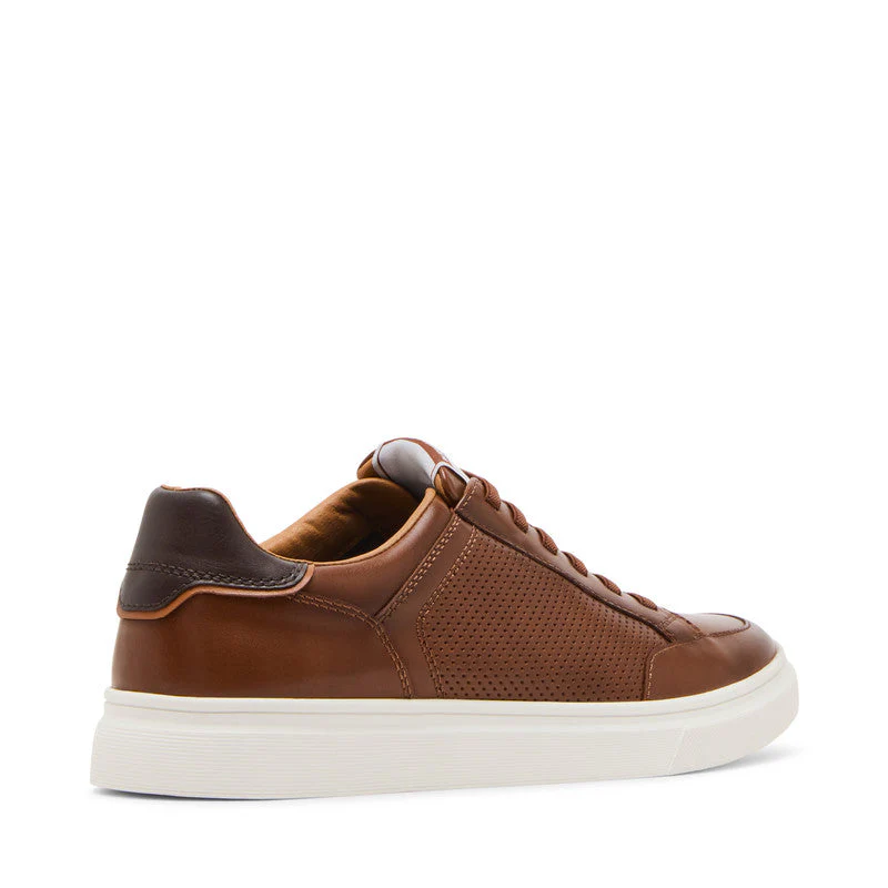 Saul Men's Tan Low Top Sneakers - Image 4