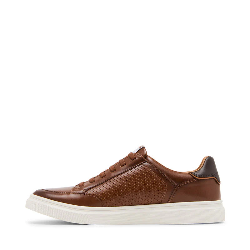 Saul Men's Tan Low Top Sneakers - Image 6
