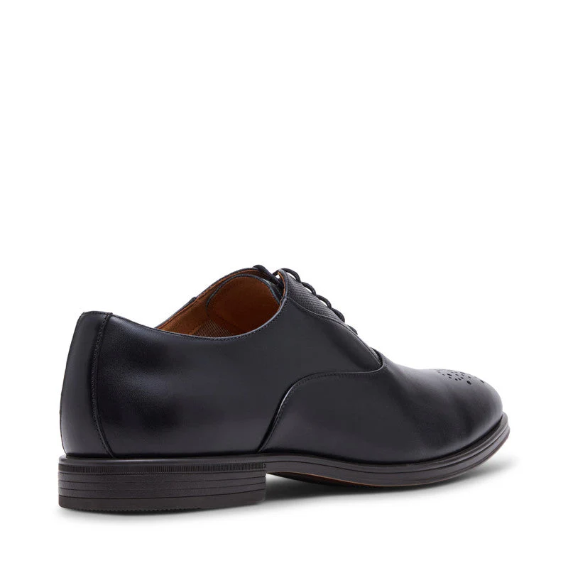 Saxxon Black Men's Oxfords Shoes - Image 2