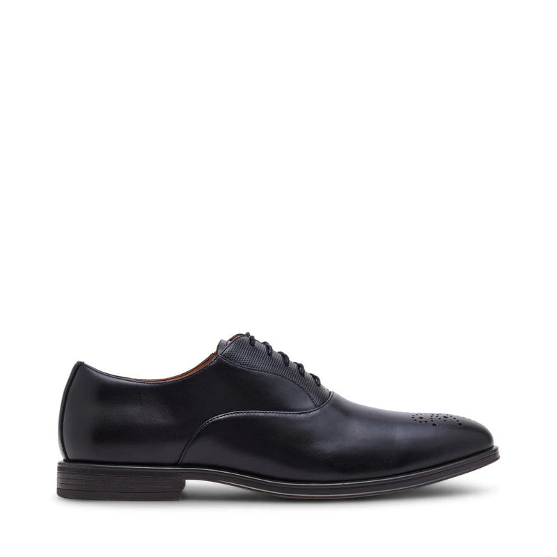 Saxxon Black Men's Oxfords Shoes - Image 3