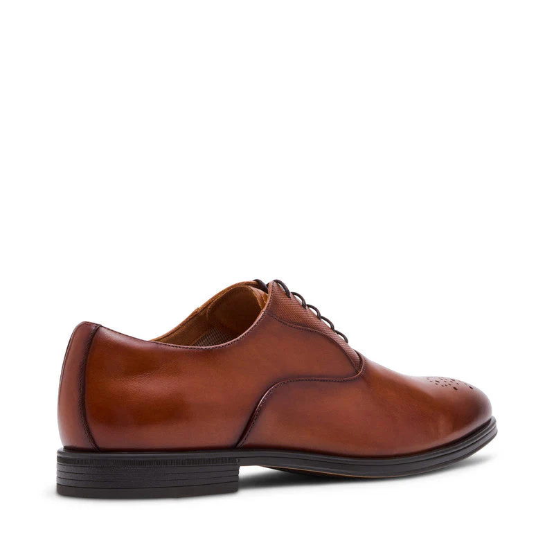 Saxxon Tan Men's Oxfords Shoes - Image 2