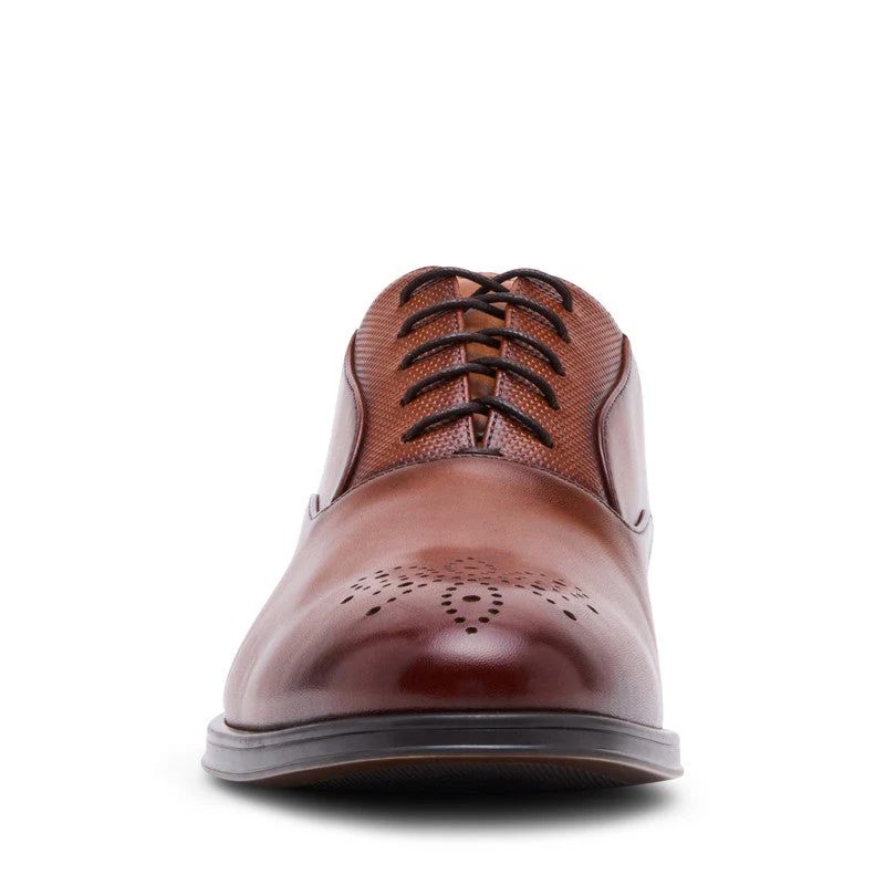 Saxxon Tan Men's Oxfords Shoes - Image 4