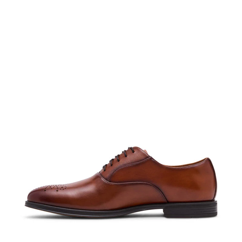 Saxxon Tan Men's Oxfords Shoes - Image 6